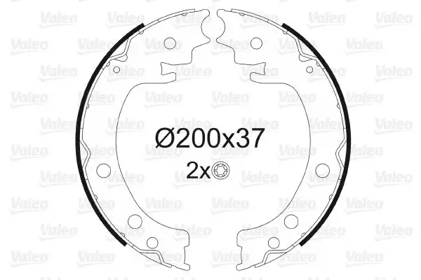 VALEO 564143 El Fren Balatası 5460077K00 resmi
