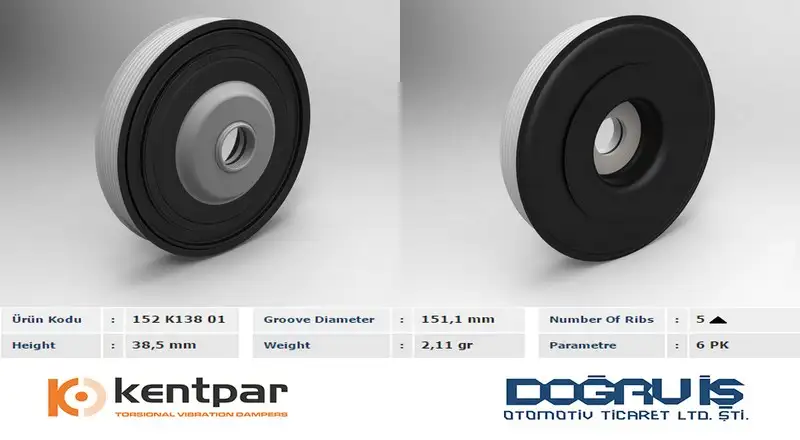KENTPAR K13801 Krank Kasnağı 8200352613 resmi