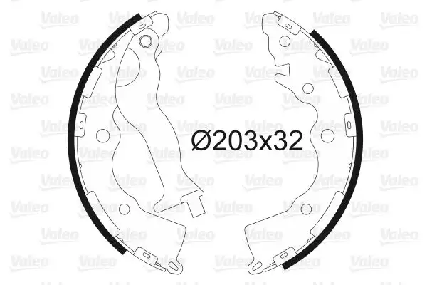 VALEO 564132 Arka Fren Balatası 583051GA00 resmi