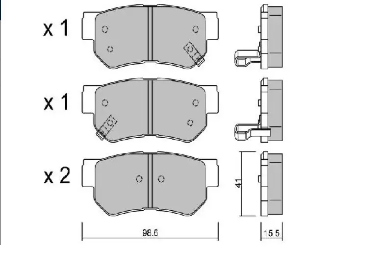 MGA 55224 Arka Fren Balatası 583021CA10 resmi