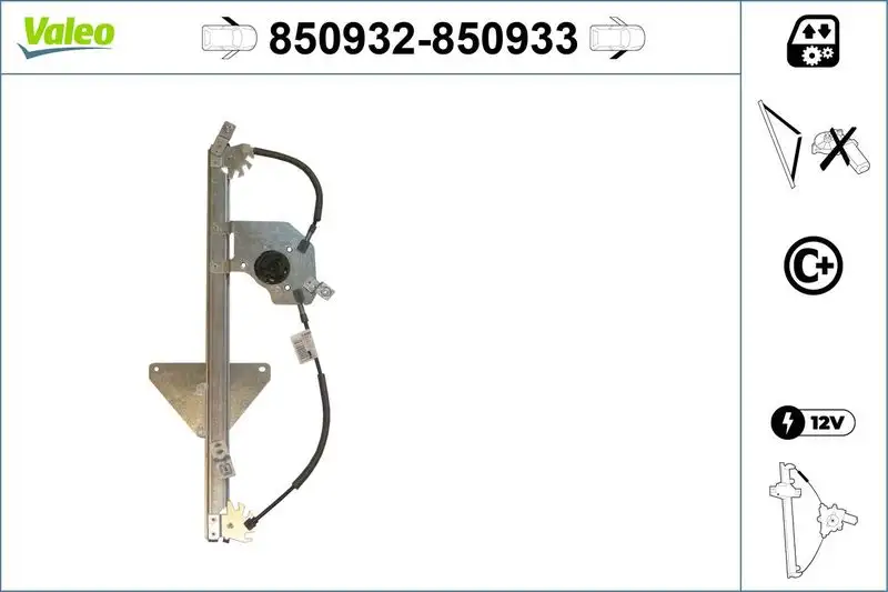 VALEO 850932 Ön Cam Krikosu (Sol) 9802389280 resmi