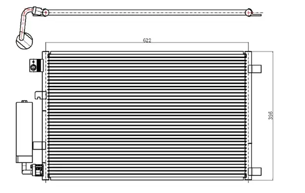 ORIS CNI000016 Klima Radyatörü 92100JD000 resmi