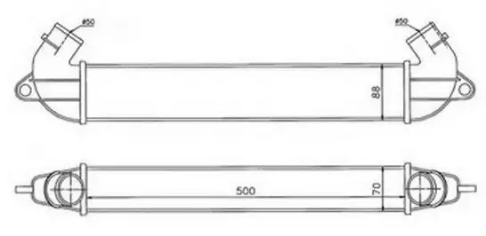 ORIS IFI001085 Turbo Radyatörü 46779532 resmi