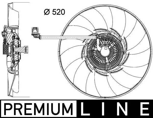 MAHLE CFF474000P Fan Motoru LR022732 resmi