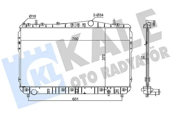 KALE 356255 Radyatör resmi