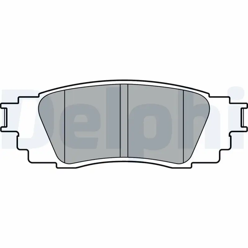 DELPHI LP3379 Arka Fren Balatası 0446610011 resmi