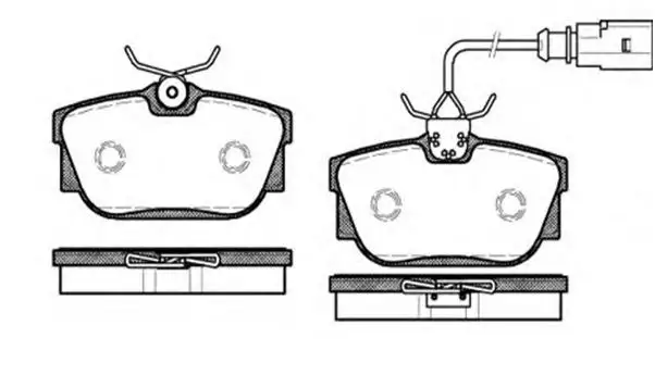 MGA 55157 Arka Fren Balatası 7D0698451J resmi