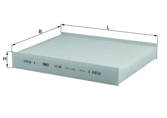 MAHLE LA169 Polen Filtresi resmi