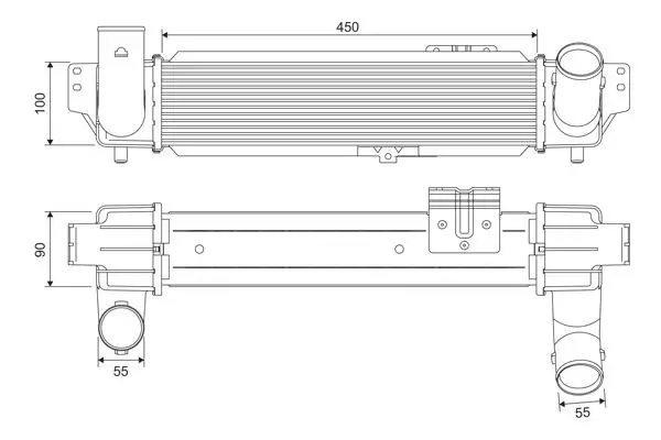 VALEO 818382 Turbo Radyatörü 281904A160 resmi