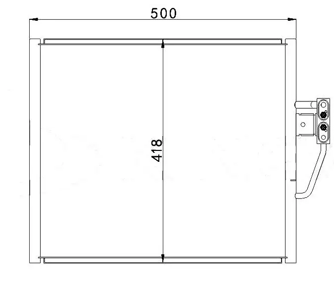 MGA 82384 Klima Radyatörü 64538378438 resmi