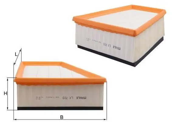 MAHLE LX709 Hava Filtresi 6Q0129620B resmi