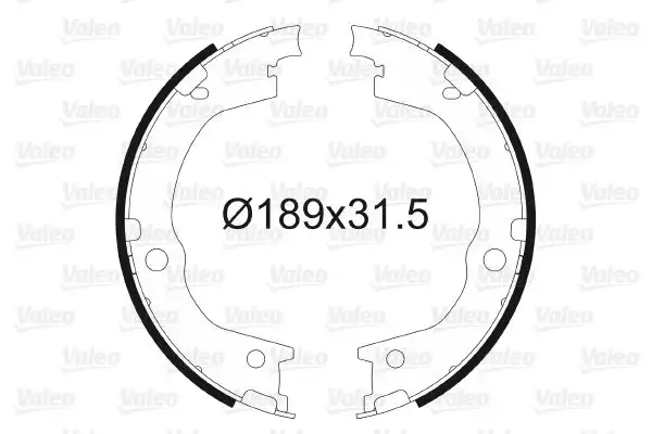 VALEO 564170 El Fren Balatası 583503AA10 resmi