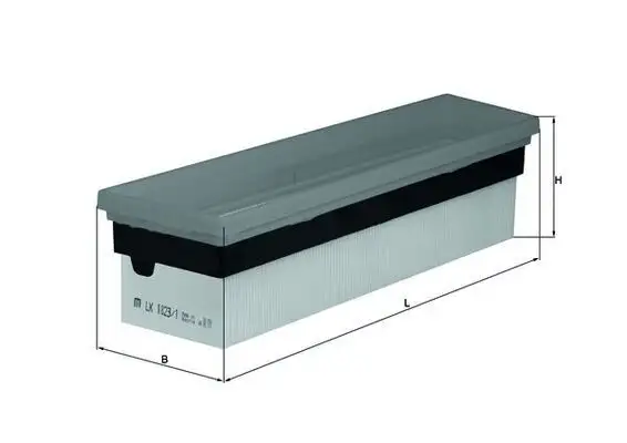 MAHLE LX1823/1 Hava Filtresi 13717589642 resmi