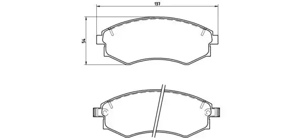 MGA 55452 Ön Fren Balatası 48413091A1 resmi