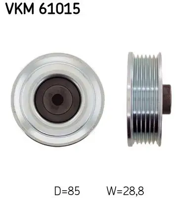 SKF VKM61015 Alternatör Gergi Rulmanı 1357022010 resmi