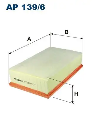 FILTRON AP139/6 Hava Filtresi resmi
