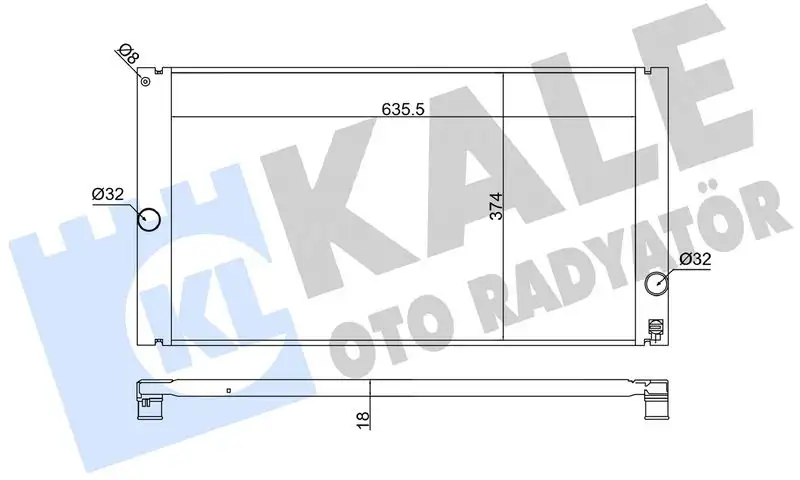 KALE 352800 Radyatör resmi