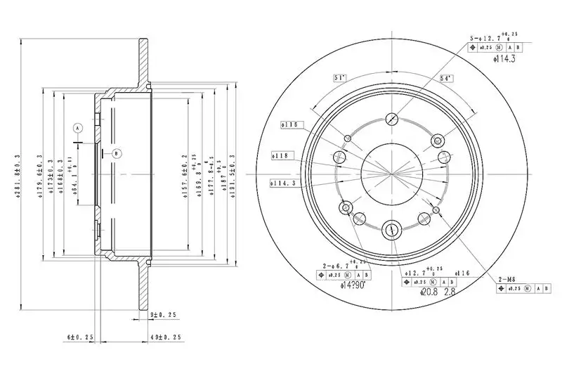 MGA 50440 Arka Fren Diski 42510S9AN00 resmi
