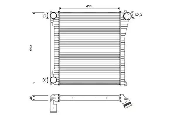 VALEO 818397 Turbo Radyatörü LR022738 resmi