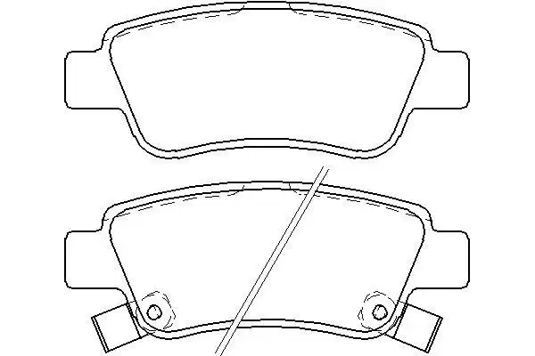 MGA 55328 Arka Fren Balatası 43022SWWG02 resmi