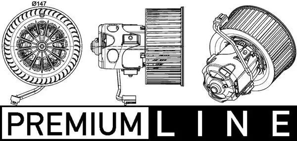 MAHLE AB151000P Kalorifer Motoru resmi