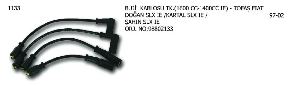 ÜNÜVAR 1133 Buji Kablosu resmi