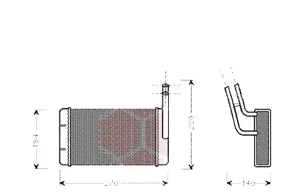 KALE 0282852PA Kalorifer Radyatörü resmi