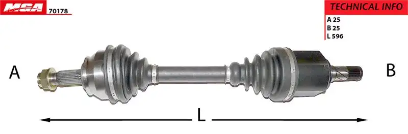 MGA 70178 Ön Aks (Sol) 51815194 resmi