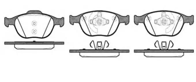 MGA 55255 Ön Fren Balatası 2T142K021AC resmi