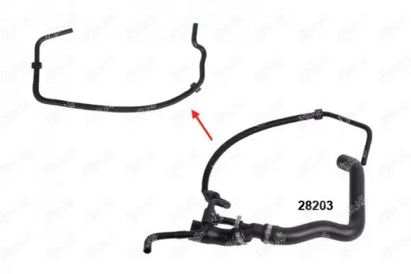 İBRAŞ 28162 Radyatör Üst Hortumu 2D0122101A resmi