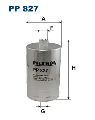FILTRON PP827 Yakıt Filtresi resmi