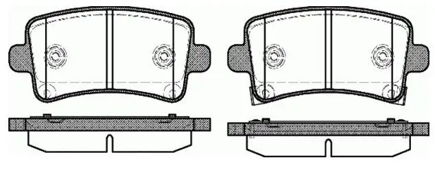 MGA 55196 Arka Fren Balatası 1605366 resmi