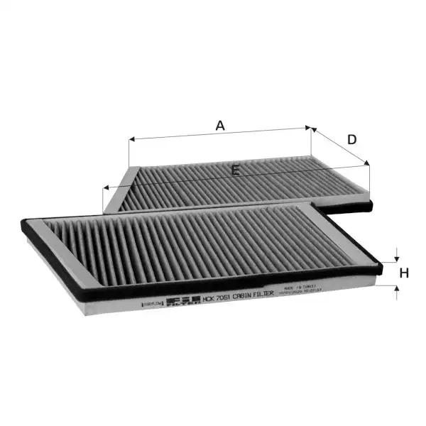 FİL HCK7051 Polen Filtresi (Karbonlu) A2038300918 resmi
