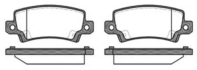 MGA 55273 Arka Fren Balatası 446602070 resmi
