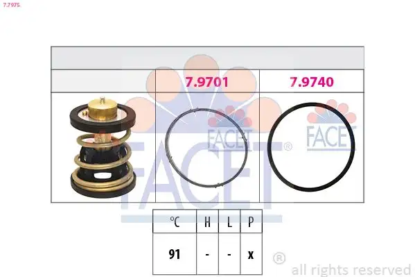 FACET 7.7975 Termostat 11538588890 resmi