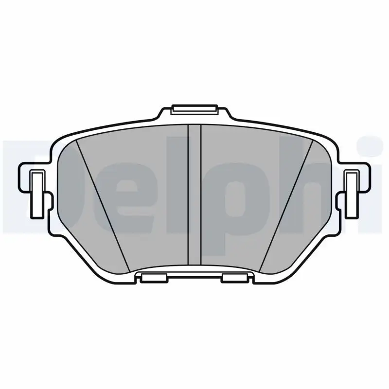 DELPHI LP3636 Arka Fren Balatası resmi