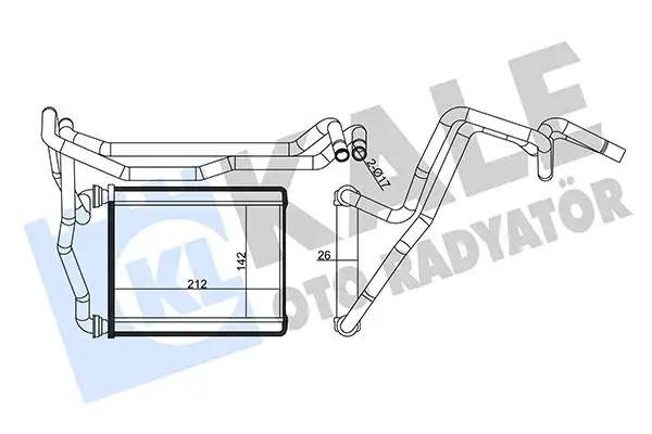 KALE 358580 Kalorifer Radyatörü 8710742130 resmi