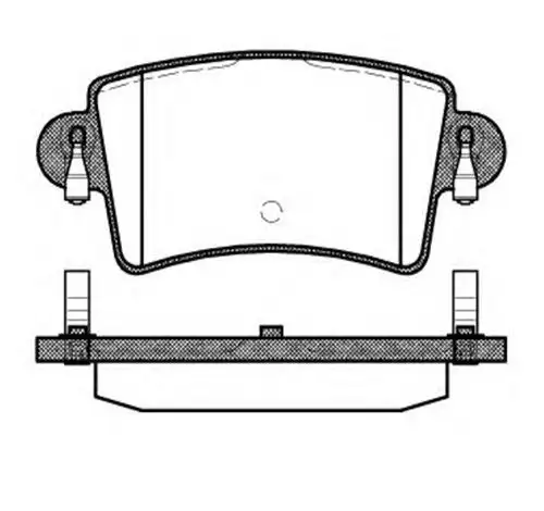 MGA 55144 Arka Fren Balatası 7701206763 resmi