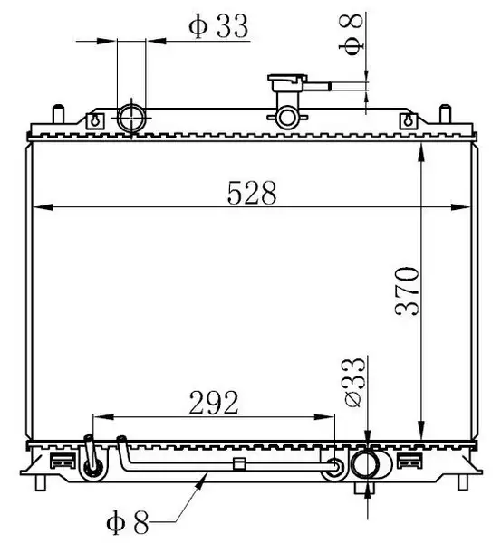 ORIS BHY072026 Radyatör 253101E350 resmi