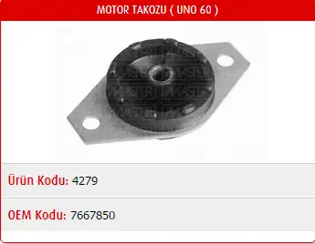 MASTER M4279 Motor Takozu 7667850 resmi