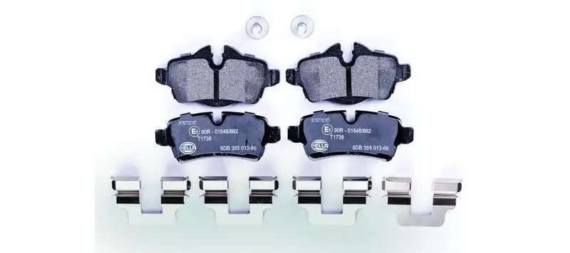 HELLA 8DB355013-661 Arka Fren Balatası resmi