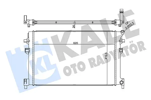 KALE 356345 Turbo Radyatörü resmi