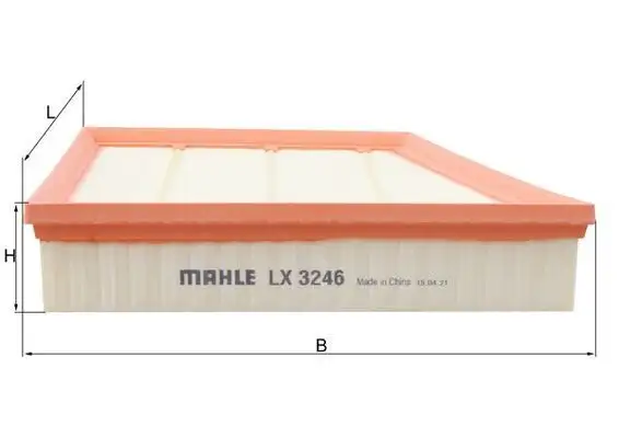 MAHLE LX3246 Hava Filtresi LR024309 resmi
