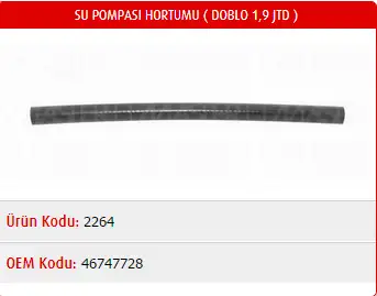 MASTER M2264 Devirdaim Hortumu 643467 resmi