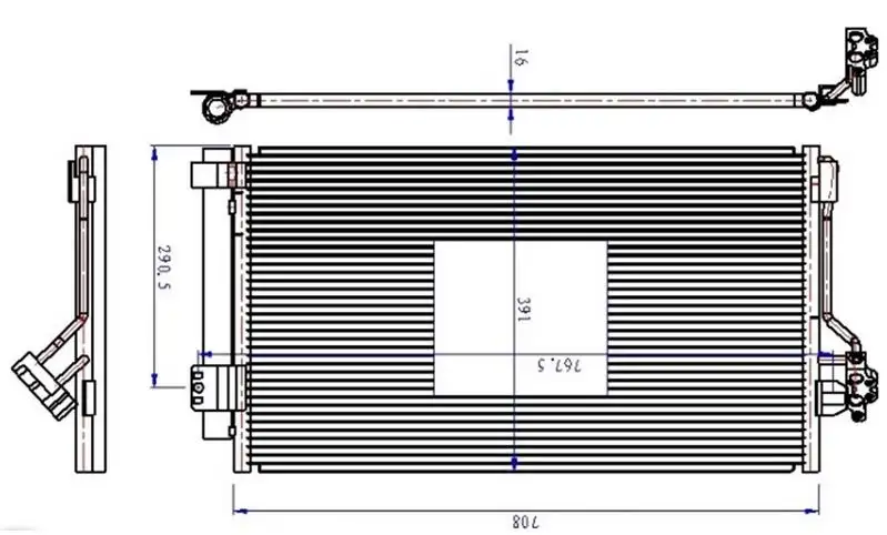ORIS CME070016 Klima Radyatörü resmi