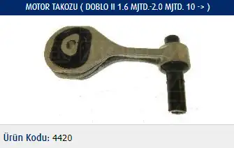 MASTER M4420 Motor Takozu 51897408 resmi