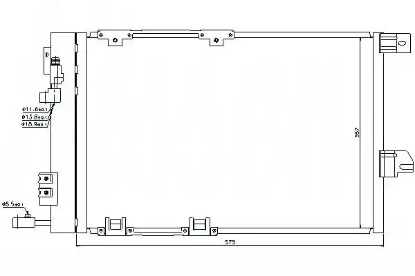 MGA 82135 Klima Radyatörü resmi