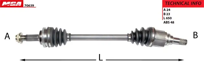 MGA 70639 Ön Aks (Sol) 4342052110 resmi