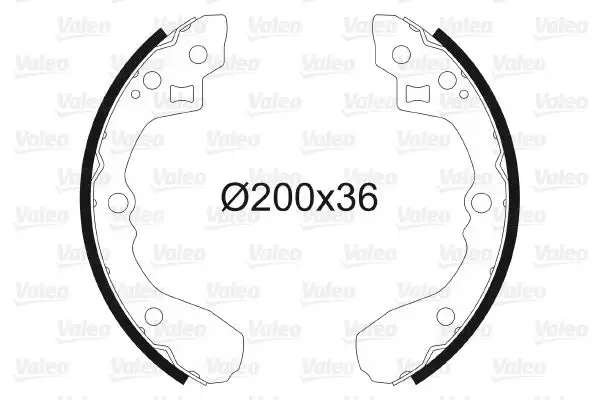 VALEO 562754 Arka Fren Balatası resmi