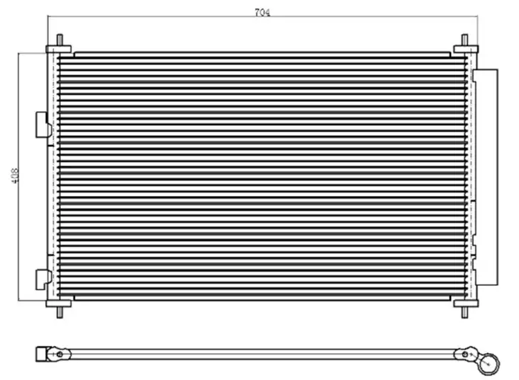 ORIS CTO421016 Klima Radyatörü 8846042100 resmi